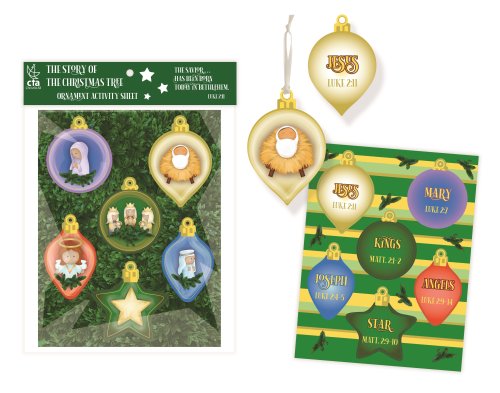 Cardstock Ornament (Set of 6)