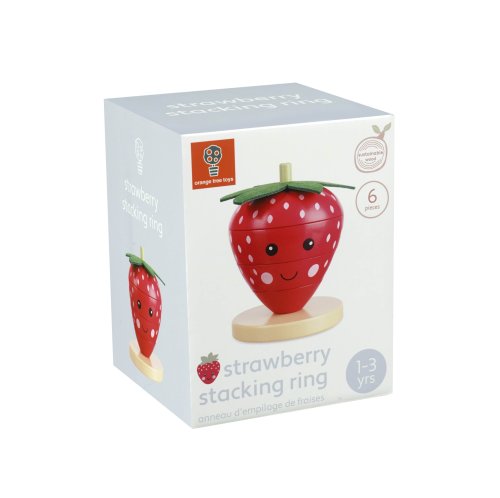 Strawberry Stacking Ring (FSC®)