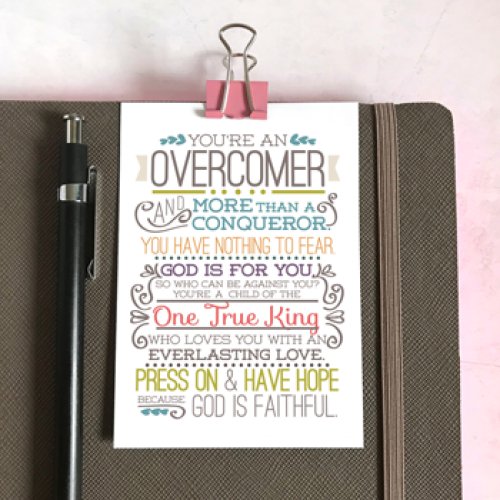 Overcomer Mini Card