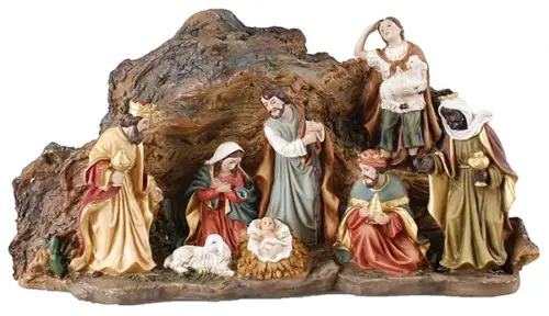 8 Piece 5" Resin Nativity Set