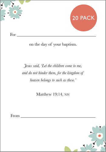 Baptism Card 2024 - Pack of 20