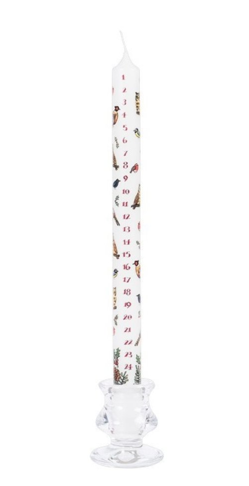 29.5cm Advent Candle: Winter Birds - Single