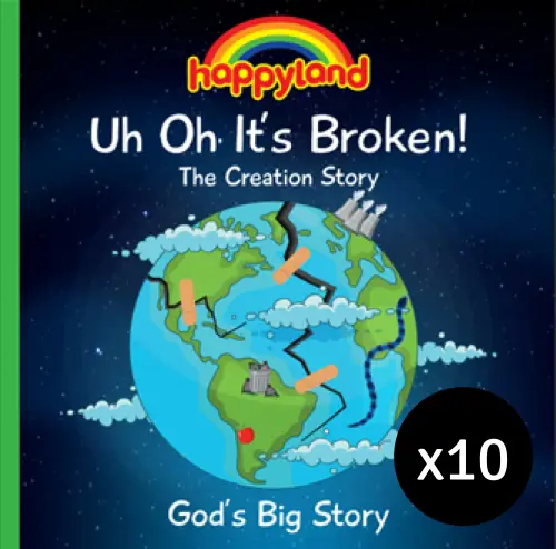 Happyland Creation Story - Uh, Oh, It's Broken - Pack of 10