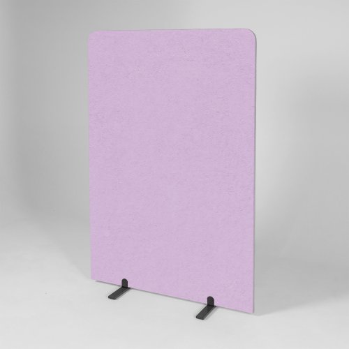 90 x 100cm Lilac Curve Screen with Black Frame (BusyScreen)