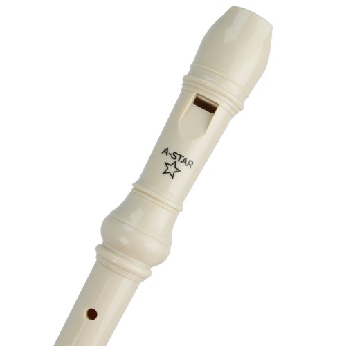 Beige Descant Plastic Recorder - 10 Pack