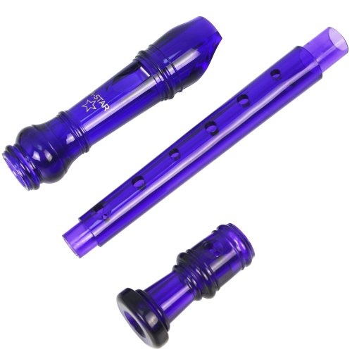 Purple Descant Plastic Recorder