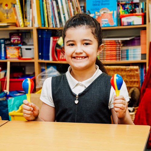 Small Hands Plastic Maracas Pair