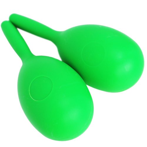 Green Plastic Maracas