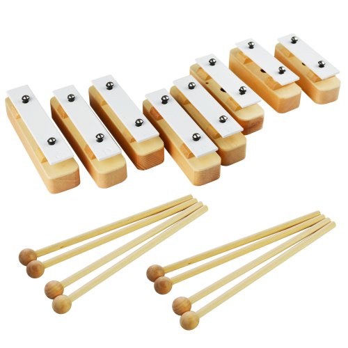 8 Bar Wooden Chime Set