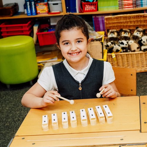 8 Bar Wooden Chime Set