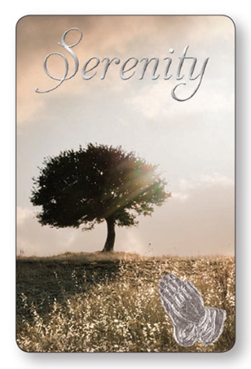 Serenity Prayer Card