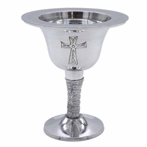 Metal Chalice and Paten