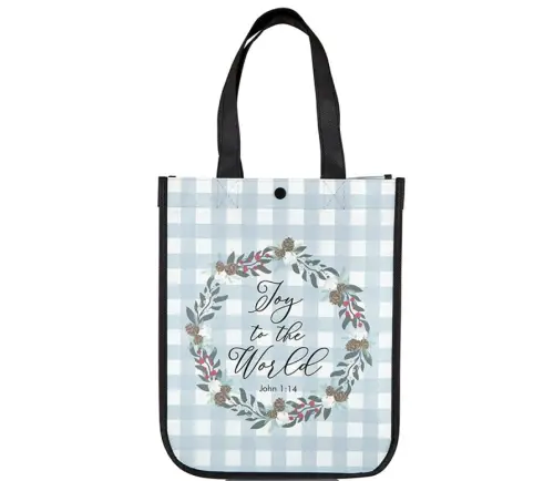 Joy To The World Small Eco-Friendly Tote Bag