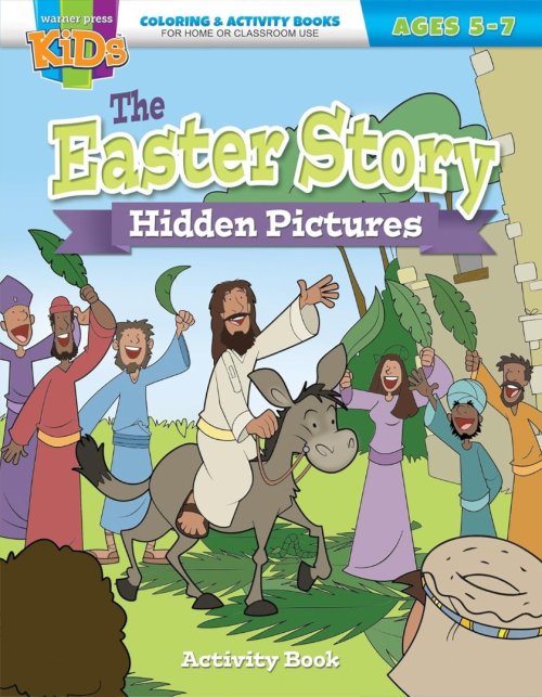 The Easter Story Hidden Pictures Activity Book,  Ages 5-7