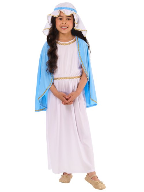 Nativity Mary Costume S  - Mary Costume for Nativity Play | 7-8 Years