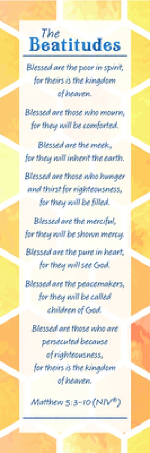 Beatitudes Bookmark (pack of 25)