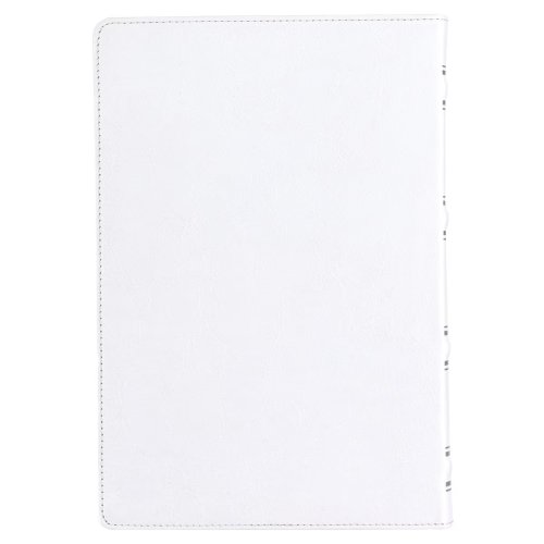 KJV Bible Giant Print Full-size Full Grain Leather, White