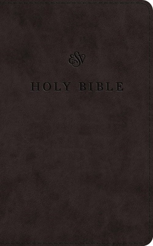 ESV Premium Church Bible, Large Print, Red Letter (TruTone, Black)