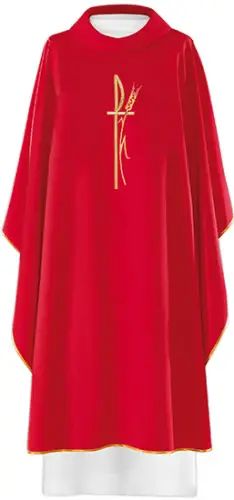 Red Chasuble (Length 129cm x Width 150cm)