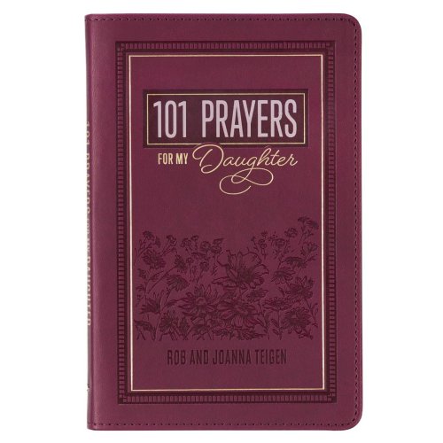 Gift Book 101 Prayers for My Daughter Faux Leather