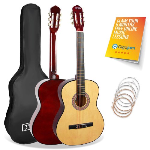 3rd Avenue 3/4 Size Classical Guitar Pack - Natural