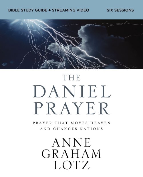 The Daniel Prayer Bible Study Guide plus Streaming Video