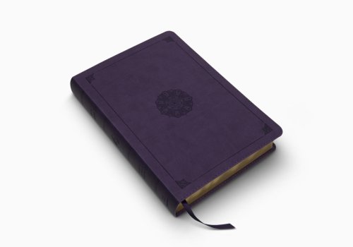 ESV Large Print Bible (TruTone, Lavender, Emblem Design)