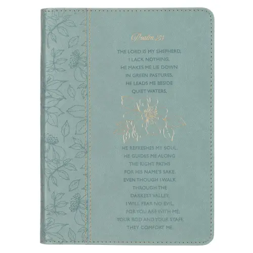 Journal Classic Teal Lord is My Shepherd Ps. 23