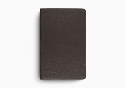 ESV Thinline Bible, Red Letter (Buffalo Leather, Deep Brown)