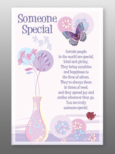 Someone Special Glass Plaque