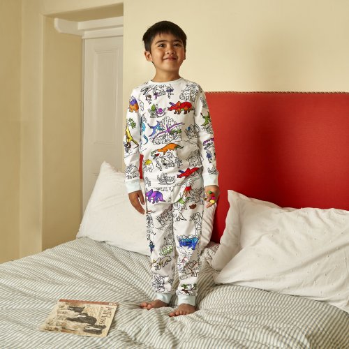 Dinosaur Colour In Pyjamas Age 6 - 7