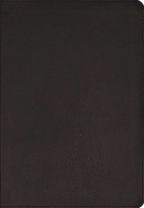 NIV Application Bible, Large Print, European Bonded Leather, Black, Red Letter, Comfort Print