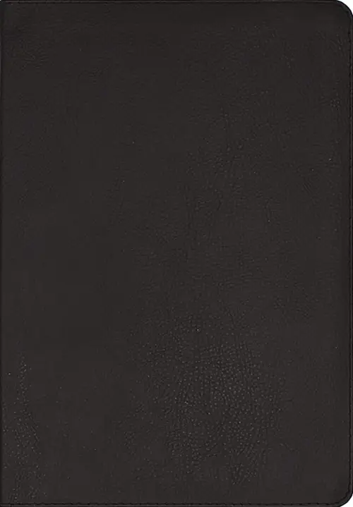 NIV Application Bible, Large Print, European Bonded Leather, Black, Red Letter, Comfort Print