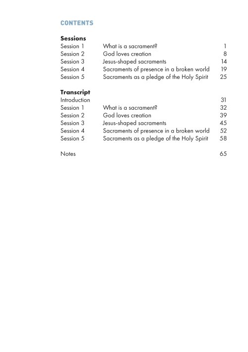 5 x The Sacraments Course Books