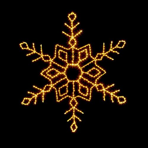 1.2m Twinkling Flexibright Snowflake in Warm White