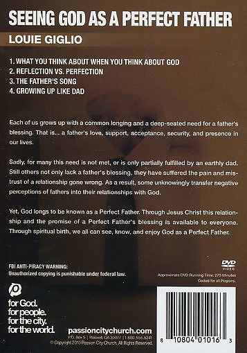 Seeing God as a Perfect Father DVD