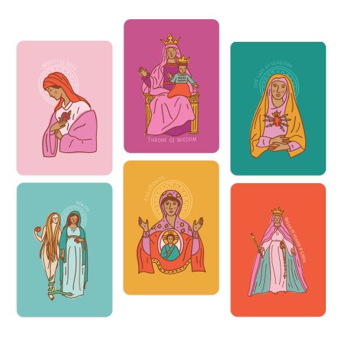 Holy Cards - Marian Pack (28 Cards)