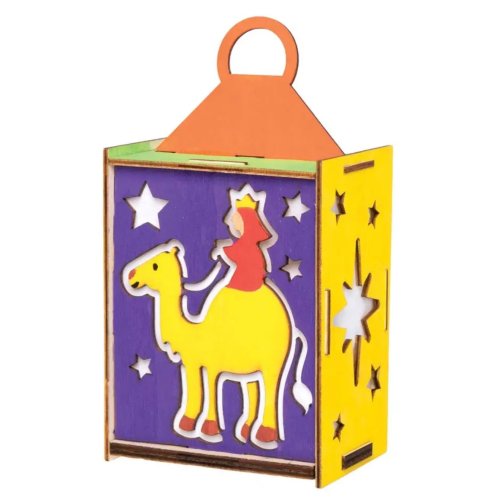 Nativity Wooden Lantern Making Kits (Pack of 3)