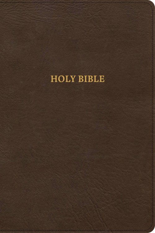 CSB Grace Bible, Brown Leathertouch