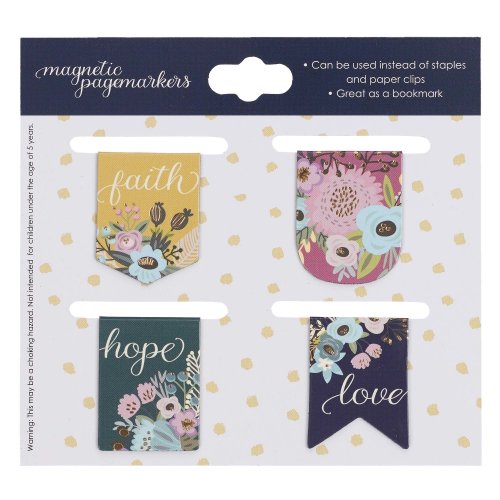 Faith Hope Love Die-cut Petite Magnetic Bookmark Set