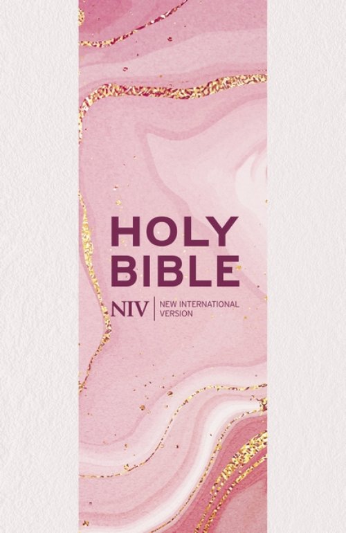 NIV Larger Print Personal Pastel Pink Bible