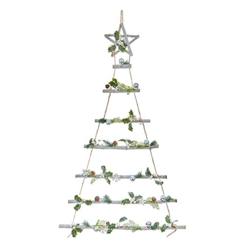 1.25m x 70cm White Natural Twig Hanging Tree