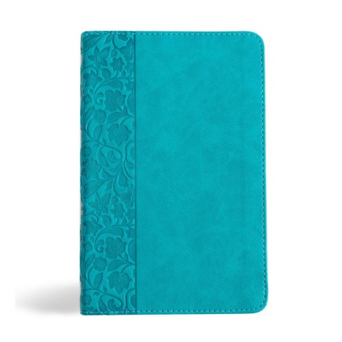 NASB Personal Size Bible, Teal LeatherTouch