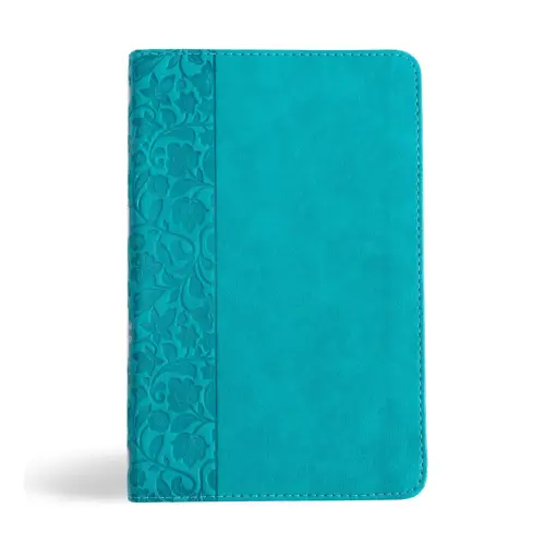 NASB Personal Size Bible, Teal LeatherTouch