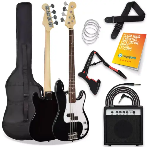 3rd Avenue Electric Bass Guitar Pack Full Size