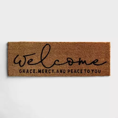 Welcome - Coir Doormat 30" x 10"