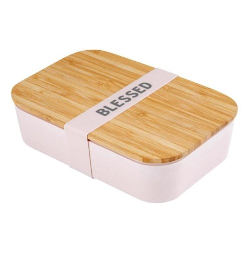 Bamboo Lunch Box - Blessed