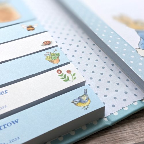 Things To Do Folder/Sticky Notes - Peter Rabbit Pastel Stripes