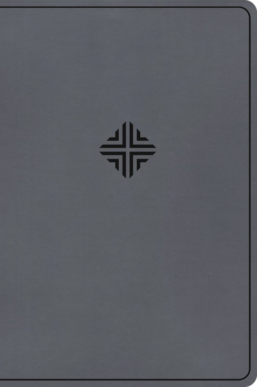 CSB Large Print Thinline Bible, Value Edition, Charcoal