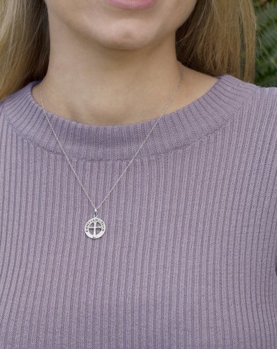 Silver Confirmation & Cross Pendant